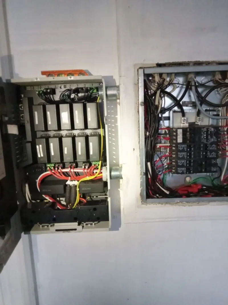 Electrical panel upgrade completed for Indoor Lighting Installation in Mount Pleasant